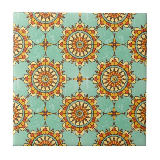Ornamentales Muster Fliese (Vorderseite)