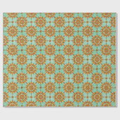 Ornamentales Muster Geschenkpapier (Flach)