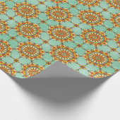 Ornamentales Muster Geschenkpapier (Ecke)