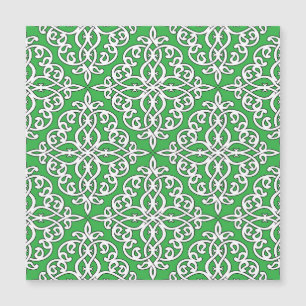 Ornamentales Muster, nahtloses ethnisches Design. Magnetkarte