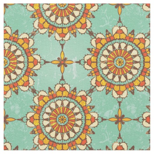 Ornamentales Muster Stoff (Nahaufnahme)