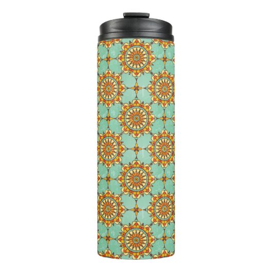Ornamentales Muster Thermosbecher (Vorderseite)