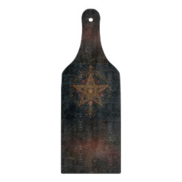 Ornamentales Pentagramm  Schneidebrett
