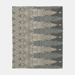 Ornamentales traditionelles Paisley-Design  Fleecedecke