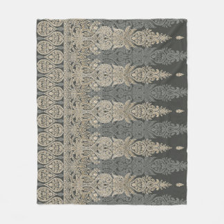 Ornamentales traditionelles Paisley-Design  Fleecedecke