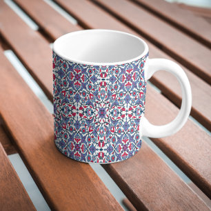 Ornamentales türkisches Fliesenmuster  Kaffeetasse