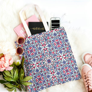 Ornamentales türkisches Fliesenmuster  Tasche