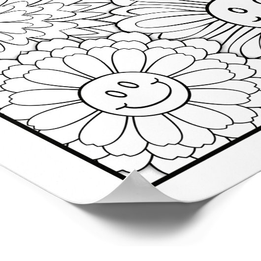 OrnaMENTALs #0116 Lächeln Farbe für sich Poster (Ecke)