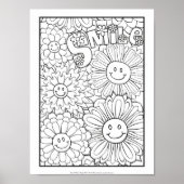 OrnaMENTALs #0116 Lächeln Farbe für sich Poster (Vorne)