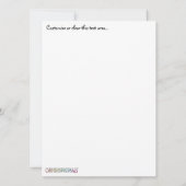 OrnaMENTALs Denken Sie an Sie Farbe Ihre eigenen Karte (Rückseite)