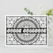 OrnaMENTALs Happy Birthday Sonnenfarbe Ihre eigene Karte (Stehend Vorderseite)