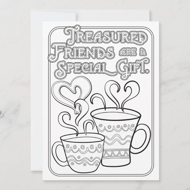 OrnaMENTALs Treasured Friends Color Your Own (Vorderseite)