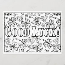 OrnaMENTALs Viel Glück-Kleeblätter Farbe für sich