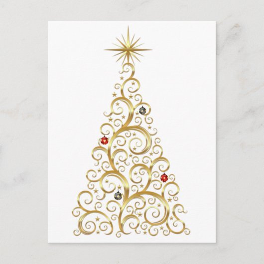 Ornamentaustausch Poker Nachteinladung Postkarte (Vorderseite)