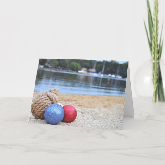 Ornamente am Strand Karte (Vorderseite)