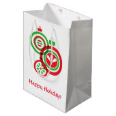 Ornamente auf Geschenktüte (Vorderseite Schrägansicht)