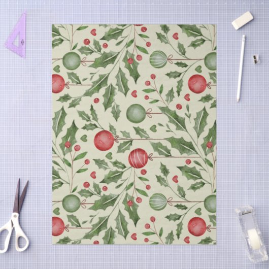 Ornamente der Joy-Geschenktasche Seidenpapier (Basteln)