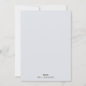 Ornamente Familienurlaubskarte (Schokolade/Blau) Feiertagskarte (Rückseite)