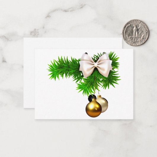 Ornamente flache Note Card Mitteilungskarte (Vorderseite/Rückseite Beispiel)