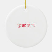 ORNAMENTE FÜR KRISTMAS (Hinten)