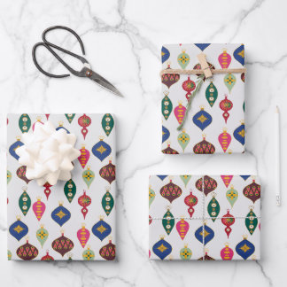 Ornamente Galore: Weihnachtsgeschenk Wrap Delight Geschenkpapier Set