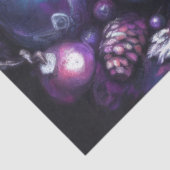 Ornamente in Schattierungen Lila Khalks Seidenpapier (Ausschnitt)