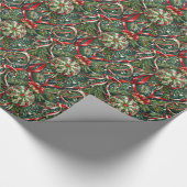 Ornamente in Tree & Satin Geschenkpapier (Ecke)