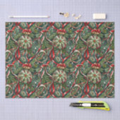 Ornamente in Tree & Satin Seidenpapier (Handwerk)