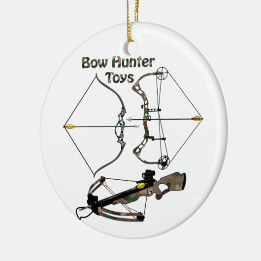 Ornamente, Jagd, Bowjer, Jäger, Jäger, Keramik Ornament (Links)