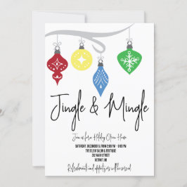 Ornamente Jingle & Mingle Holiday Open House Einladung
