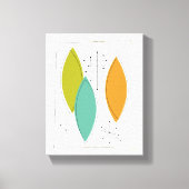 Ornamente Moderne, ummantelte Canvas Mitte des Jah Leinwanddruck (Vorderseite)