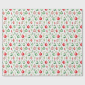 Ornamente Muster Weihnachten Geschenkpapier (Flach)