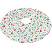 Ornamente Muster Weihnachten Polyester Weihnachtsbaumdecke (Schrägansicht)