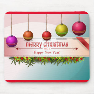 ORNAMENTE "NUR WICHTIGSTE UND EIN GLÜCKLICHES NEUE MOUSEPAD