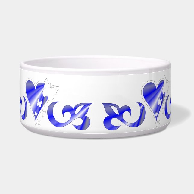 Ornamente Regenbogenherz mit Schmetterling und Lil Napf (Vorderseite)