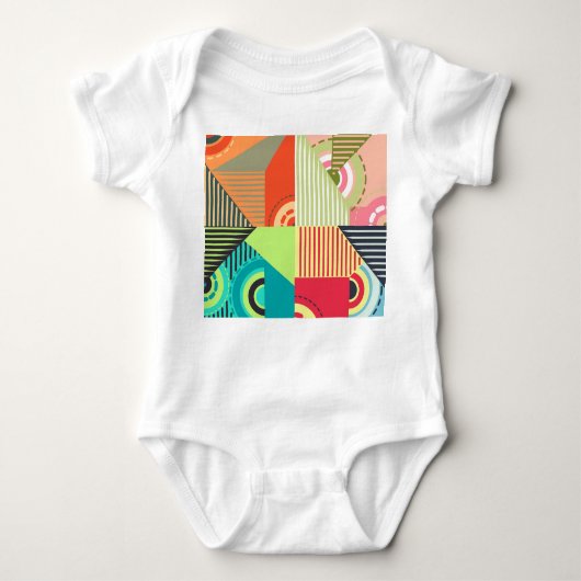 Ornamente Set: Hintergrunddesign Elemente. Baby Strampler (Vorderseite)