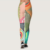 Ornamente Set: Hintergrunddesign Elemente. Leggings (Rückseite)