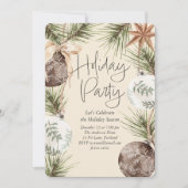 Ornamente Surround Holiday Party Feiertagskarte (Vorderseite)