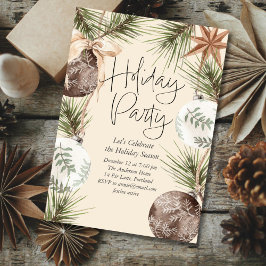 Ornamente Surround Holiday Party Feiertagskarte