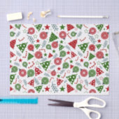 Ornamente und Bäume Seidenpapier (Handwerk)