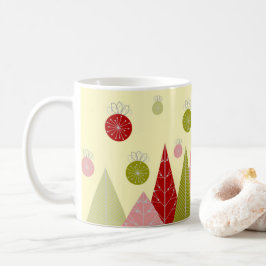 Ornamente und Bäume Weihnachten Kaffeetasse