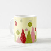 Ornamente und Bäume Weihnachten Kaffeetasse (Vorderseite Links)