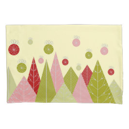 Ornamente und Bäume Weihnachten Kissenbezug