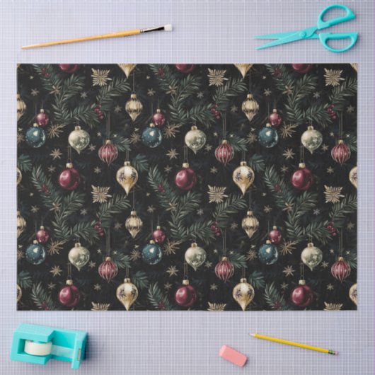 Ornamente und Blatteleganz Seidenpapier (Basteln)