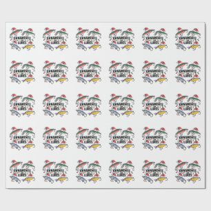 Ornamente und Lures Weihnachten Geschenkpapier