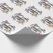 Ornamente und Lures Weihnachten Geschenkpapier (Ecke)