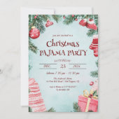 Ornamente und Präsentationen Weihnachts Pajamas Pa Einladung (Vorderseite)