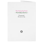 'Ornamente' Urlaubskarte - Beauty & Joy (Hinten)