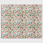 Ornamente Weihnachten und Kekse Weihnachten Geschenkpapier (Flach)