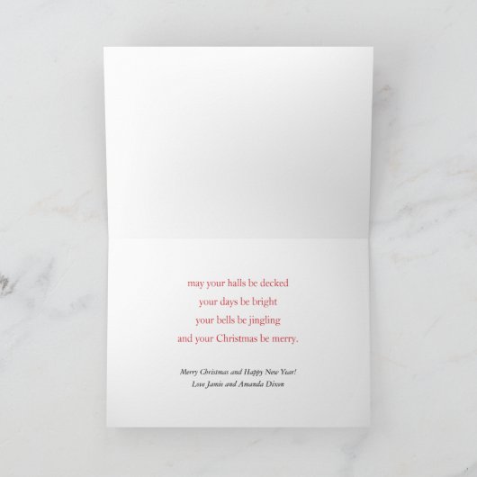 Ornamente Weihnachtskarte Feiertagskarte (Innenseite)